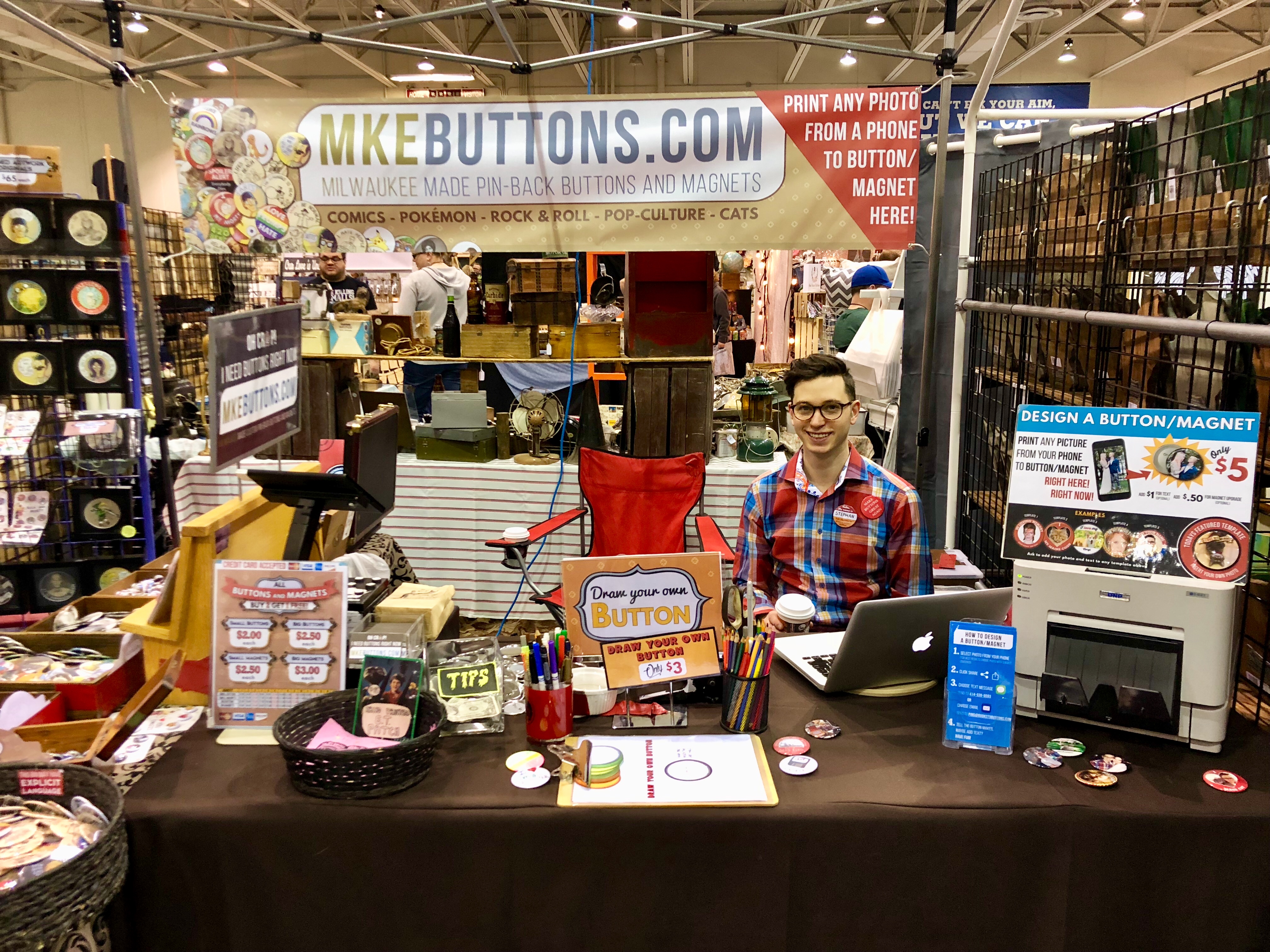 MKE Buttons project image