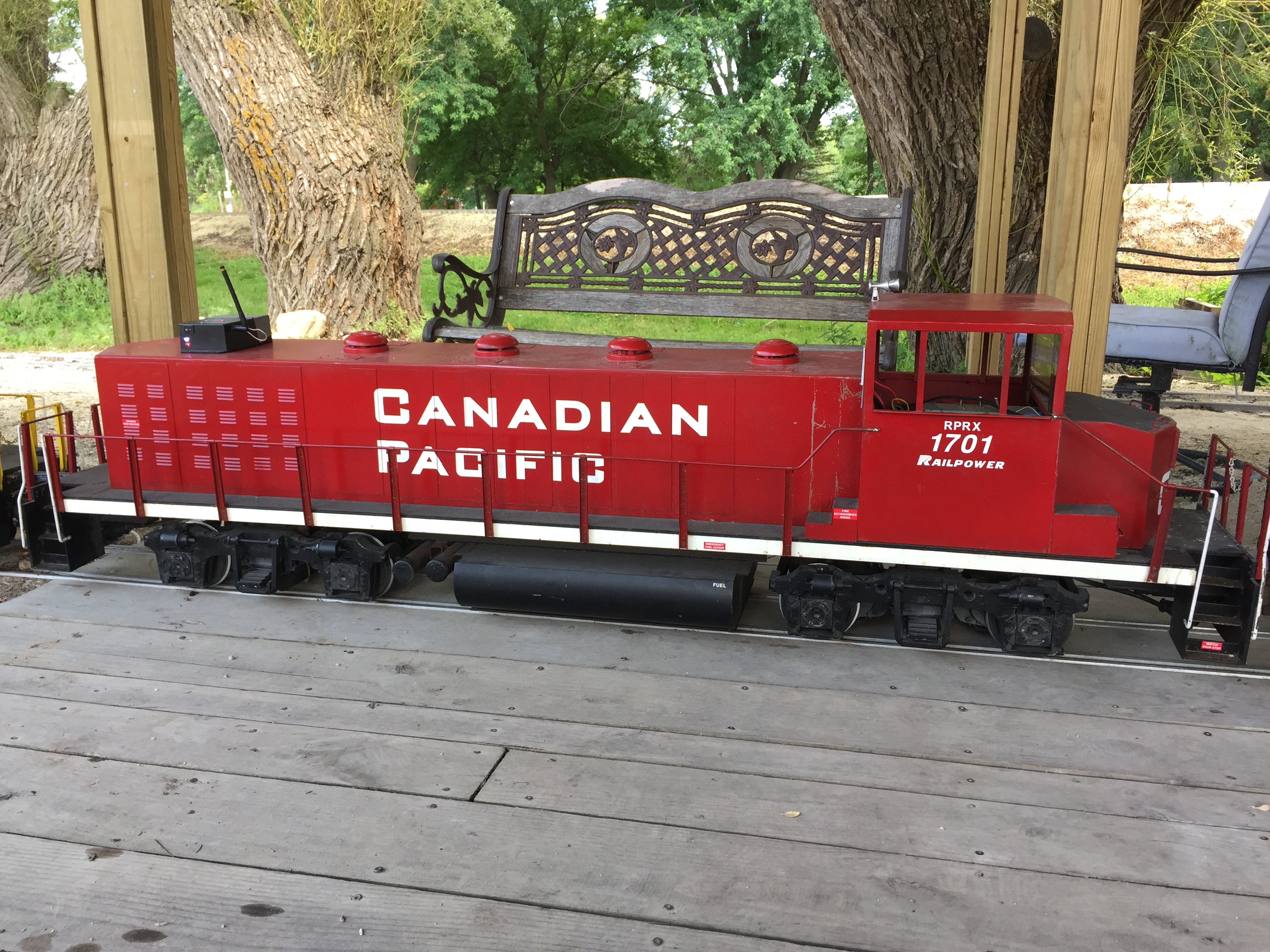 "Green Goat" live steam model railroading project image