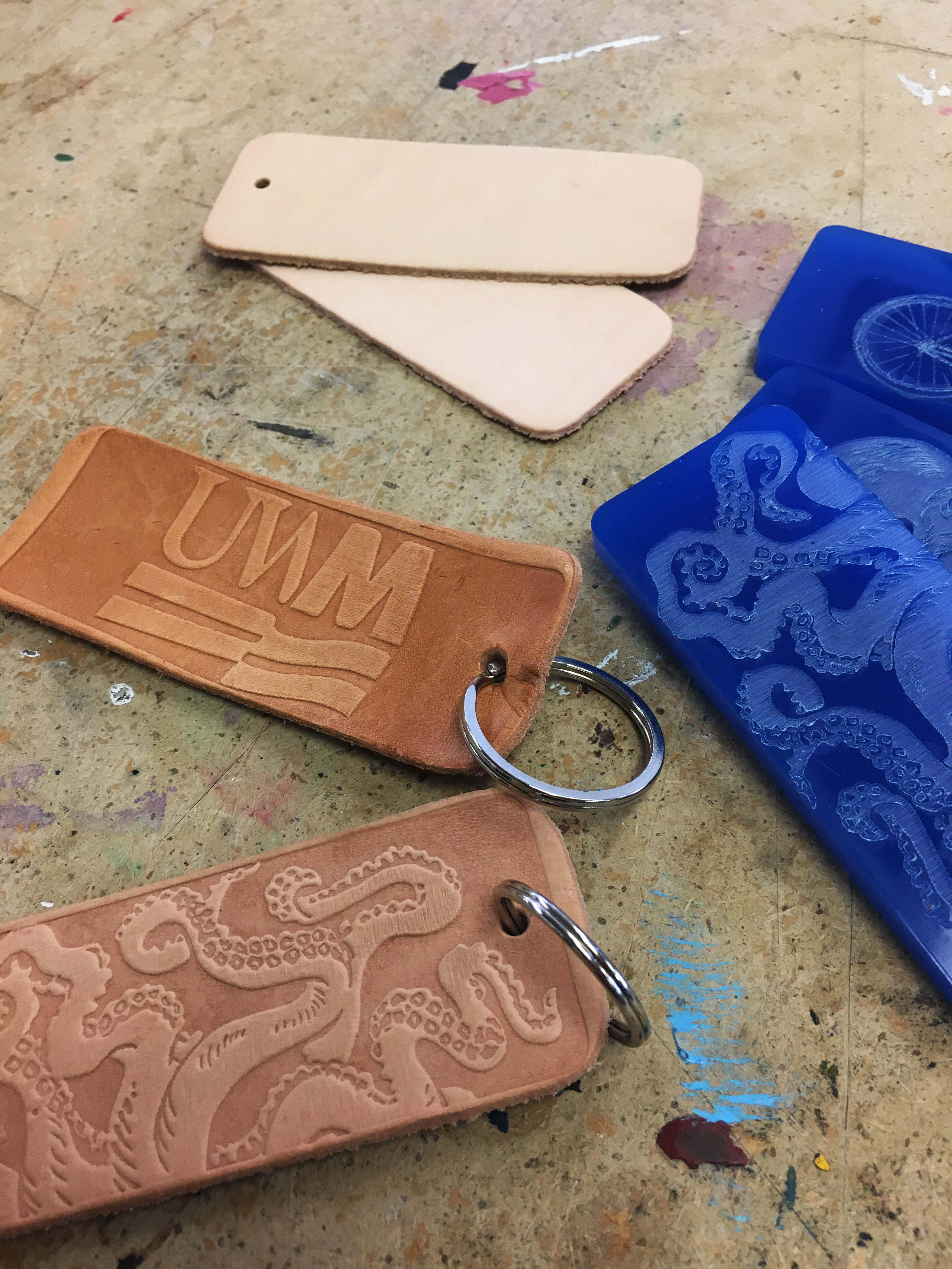 Leather Key Chains with the UWM Studio Arts and Craft Centre project image