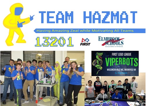 FIRST® Robotics - Team Hazmat 13201, Elmbrook (WI) School District project image