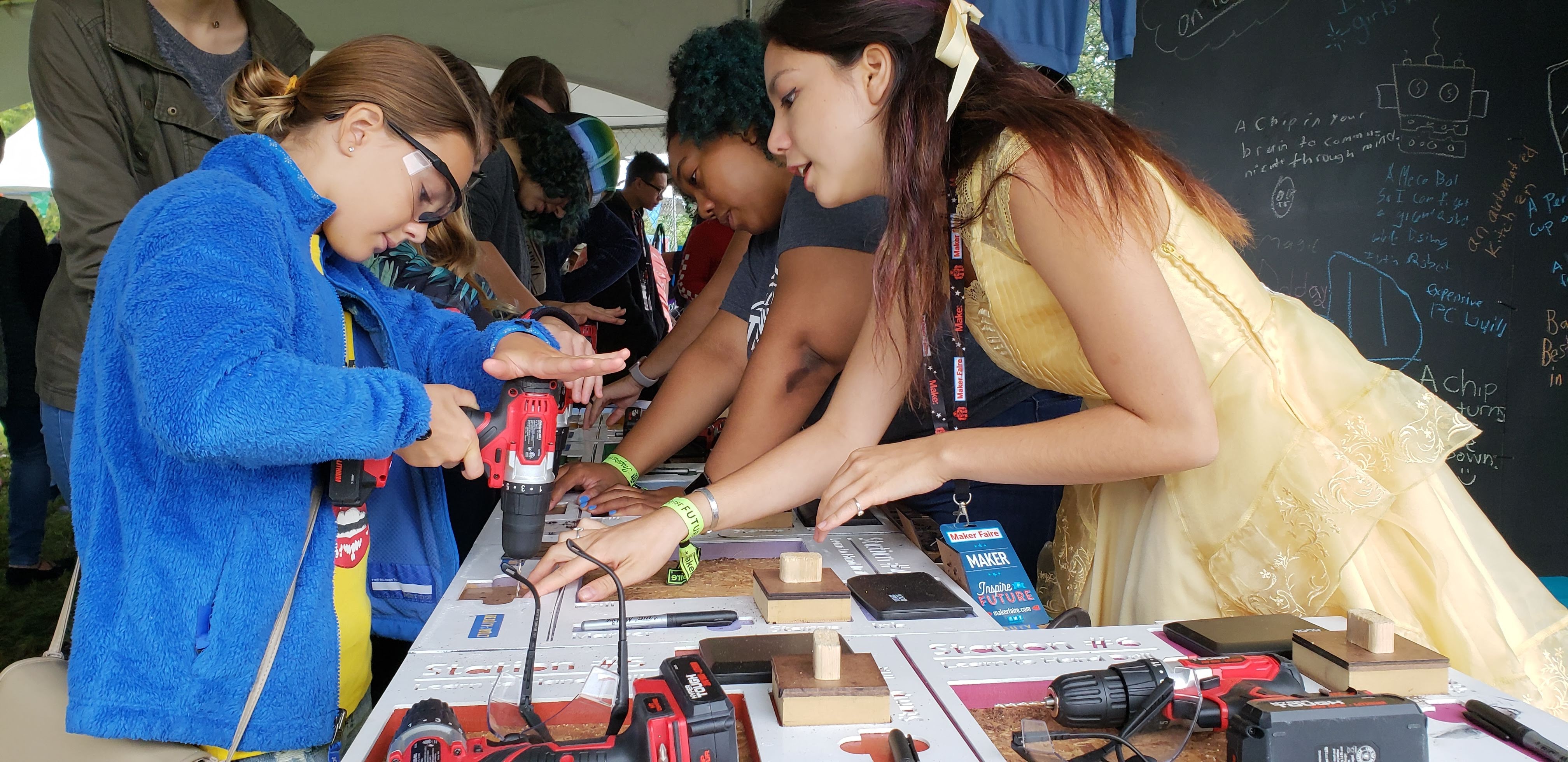Princesses with Power Tools: Learn to Hand Drill project image