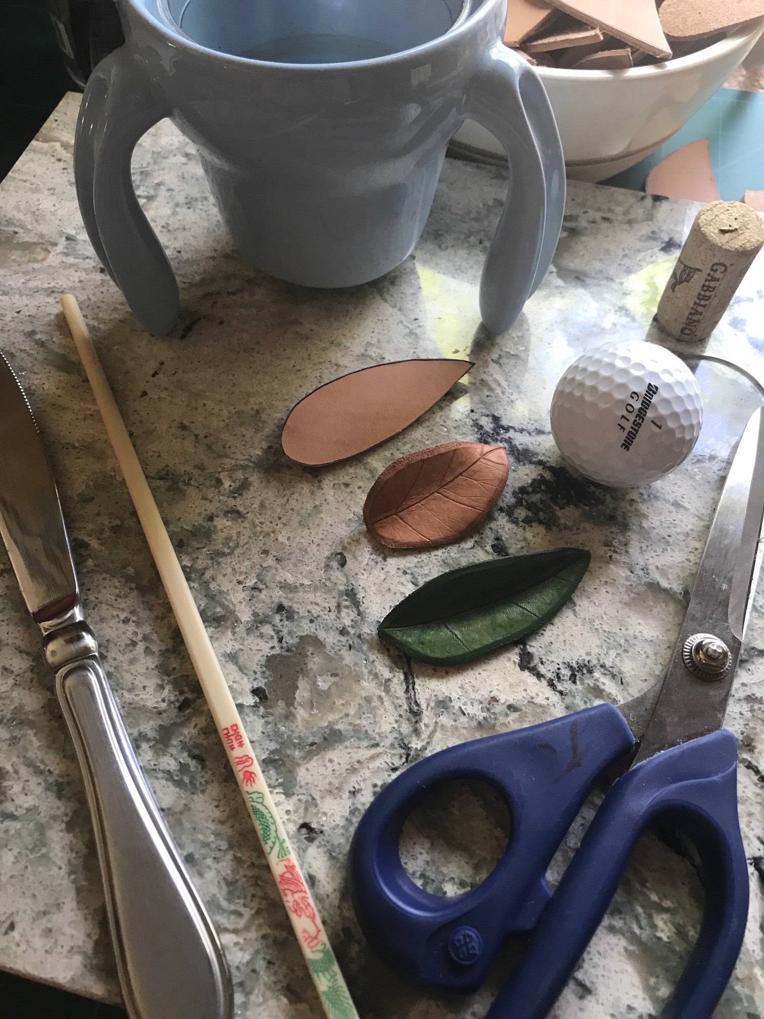 Leatherworking with Common Household Objects project image