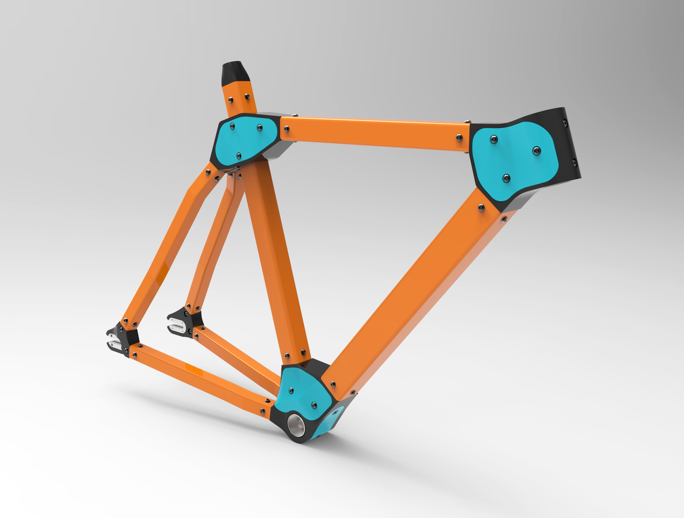 3D Printed Modular Bike Frame project image